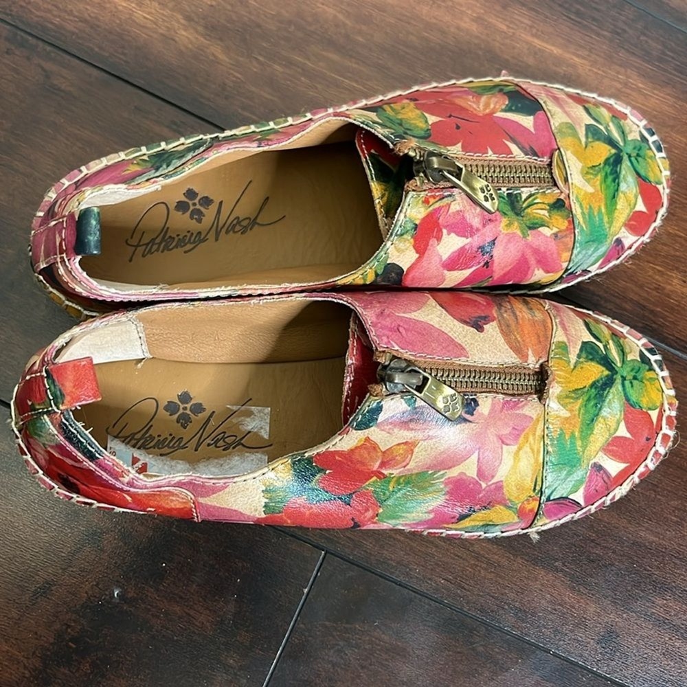 Patricia Nash Eva Espadrille Slip On Flats Women size 6 Floral Cottagecore Boho - Picture 5 of 9